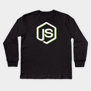 Node Js Kids Long Sleeve T-Shirt